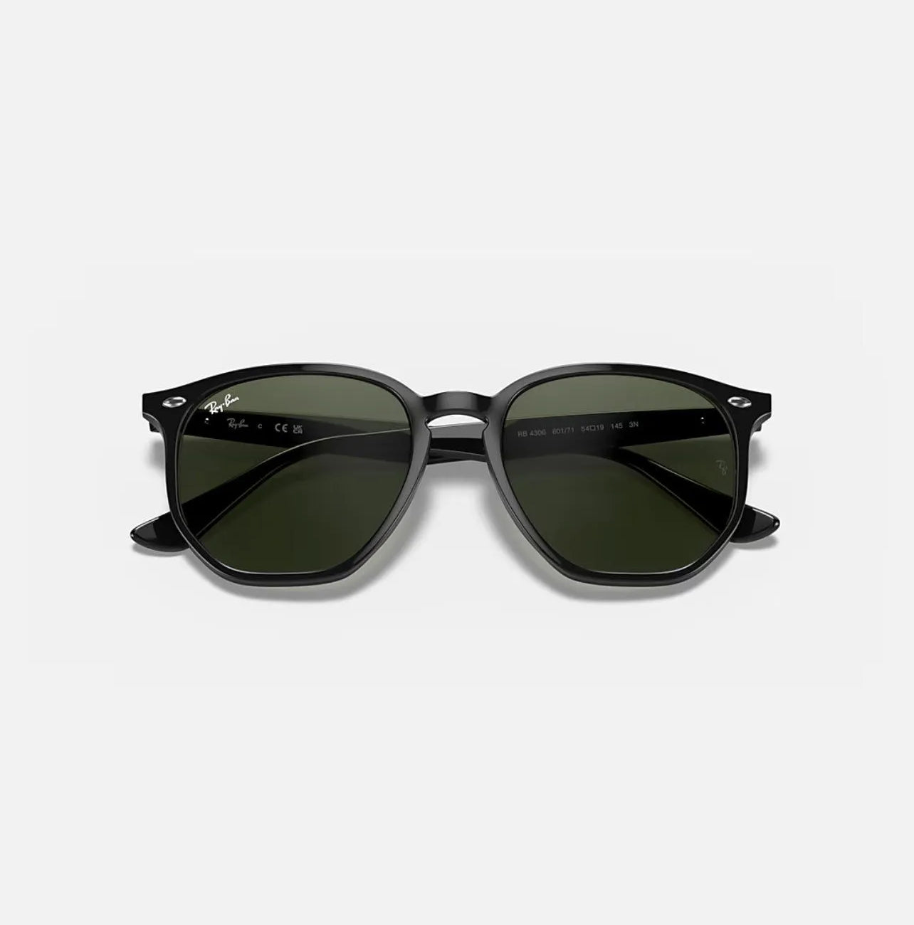 Ray-Ban RB 4306 black frame green lens