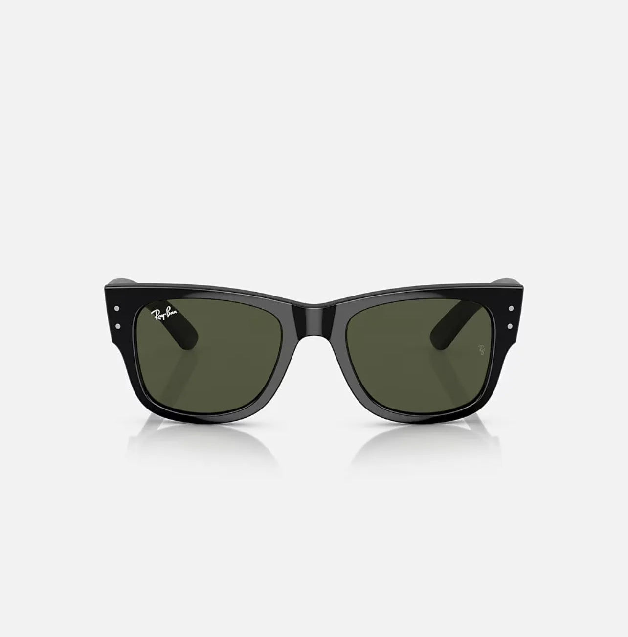 Ray Ban MEGA WAYFARER Sunglasses in Black and Green - RB0840S