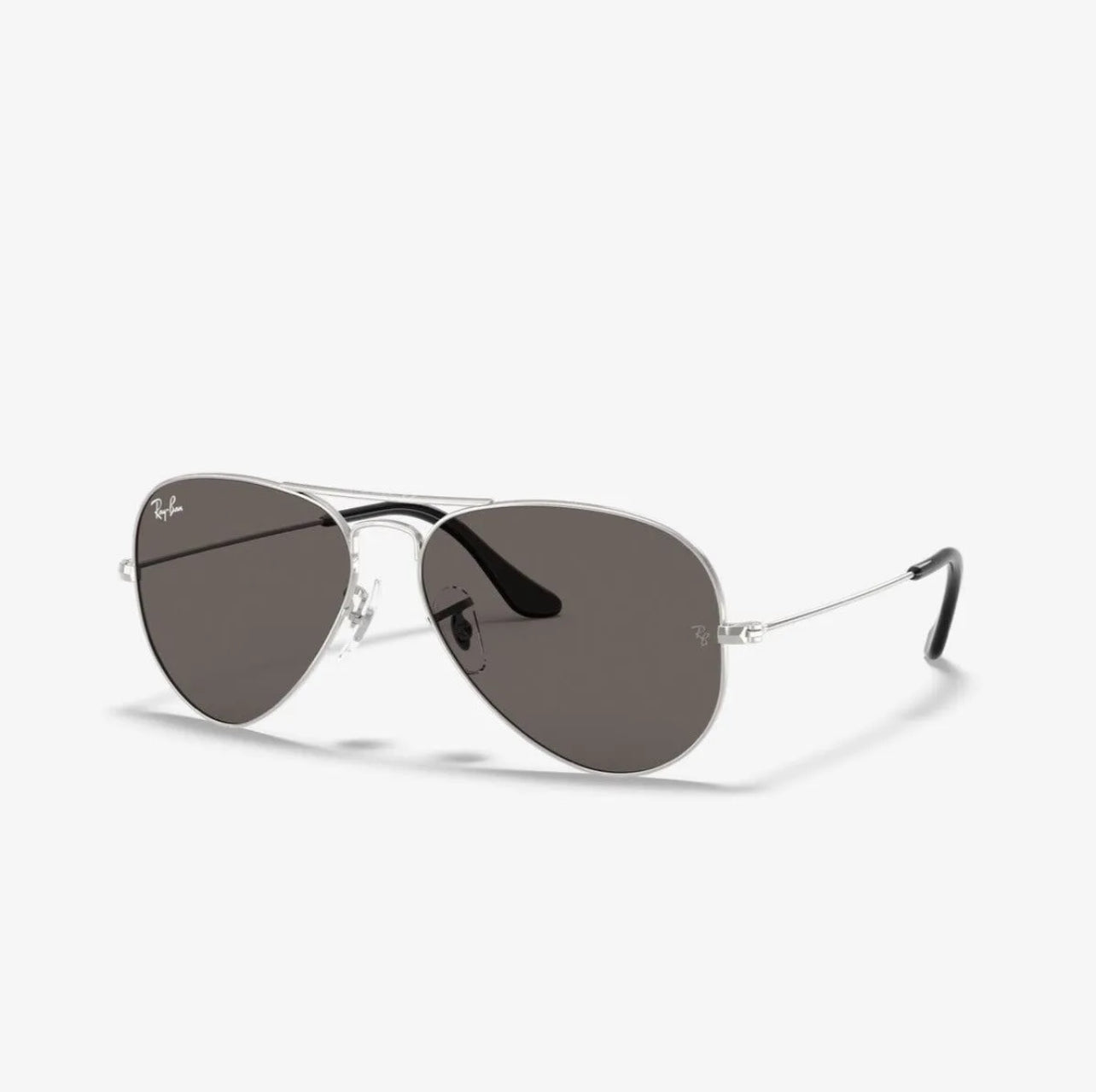 Ray-ban Aviator RB3025 silver Frame Black Lens
