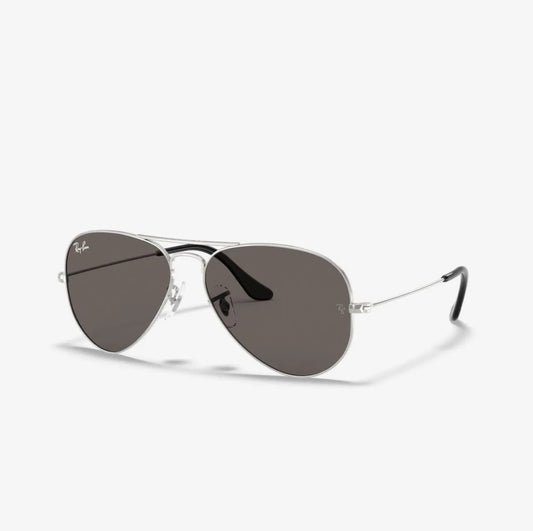 Ray-ban Aviator RB3025 silver Frame Black Lens
