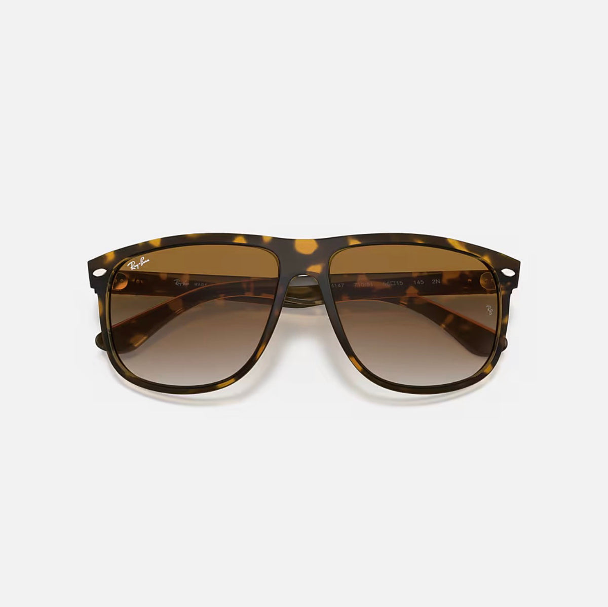 Ray-Ban BOYFRIEND Sunglasses in Havana Frame and Brown lens