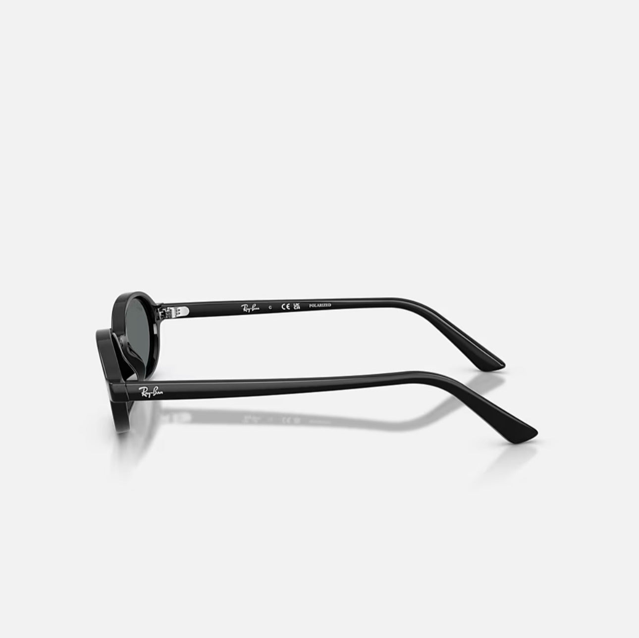 Ray-Ban KHAL BIO-BASED Polished Black Frame Dark Grey lens