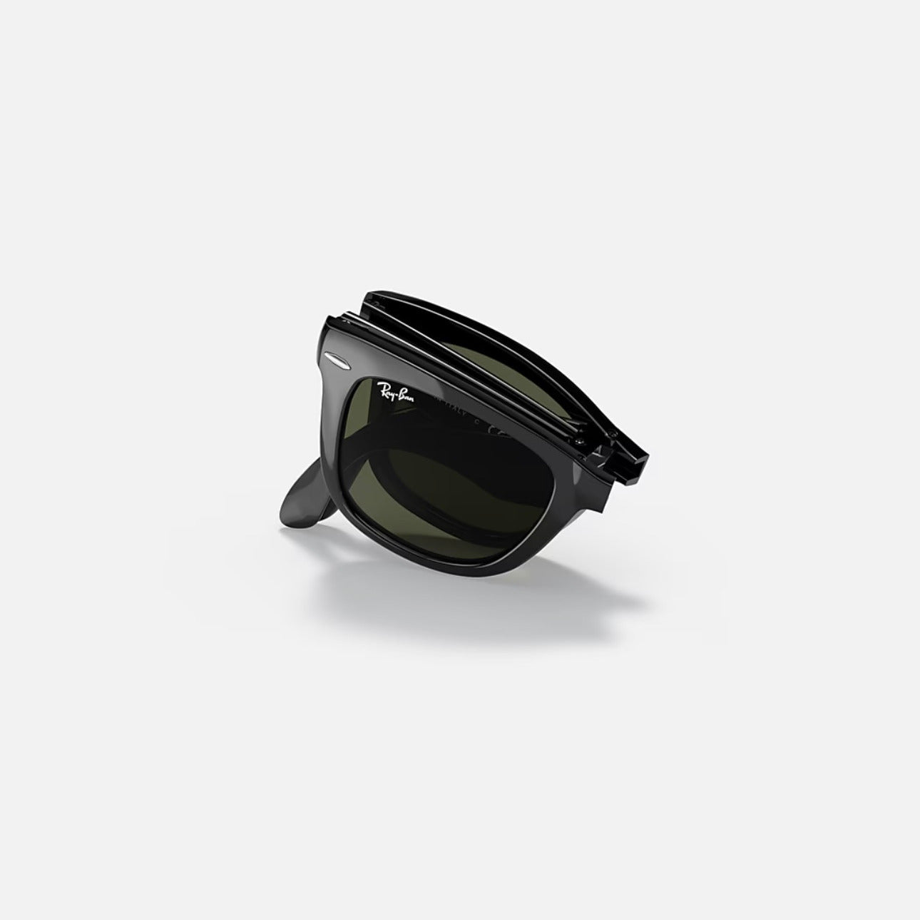 Ray-Ban WAYFARER FOLDING CLASSIC Black frame Green lens