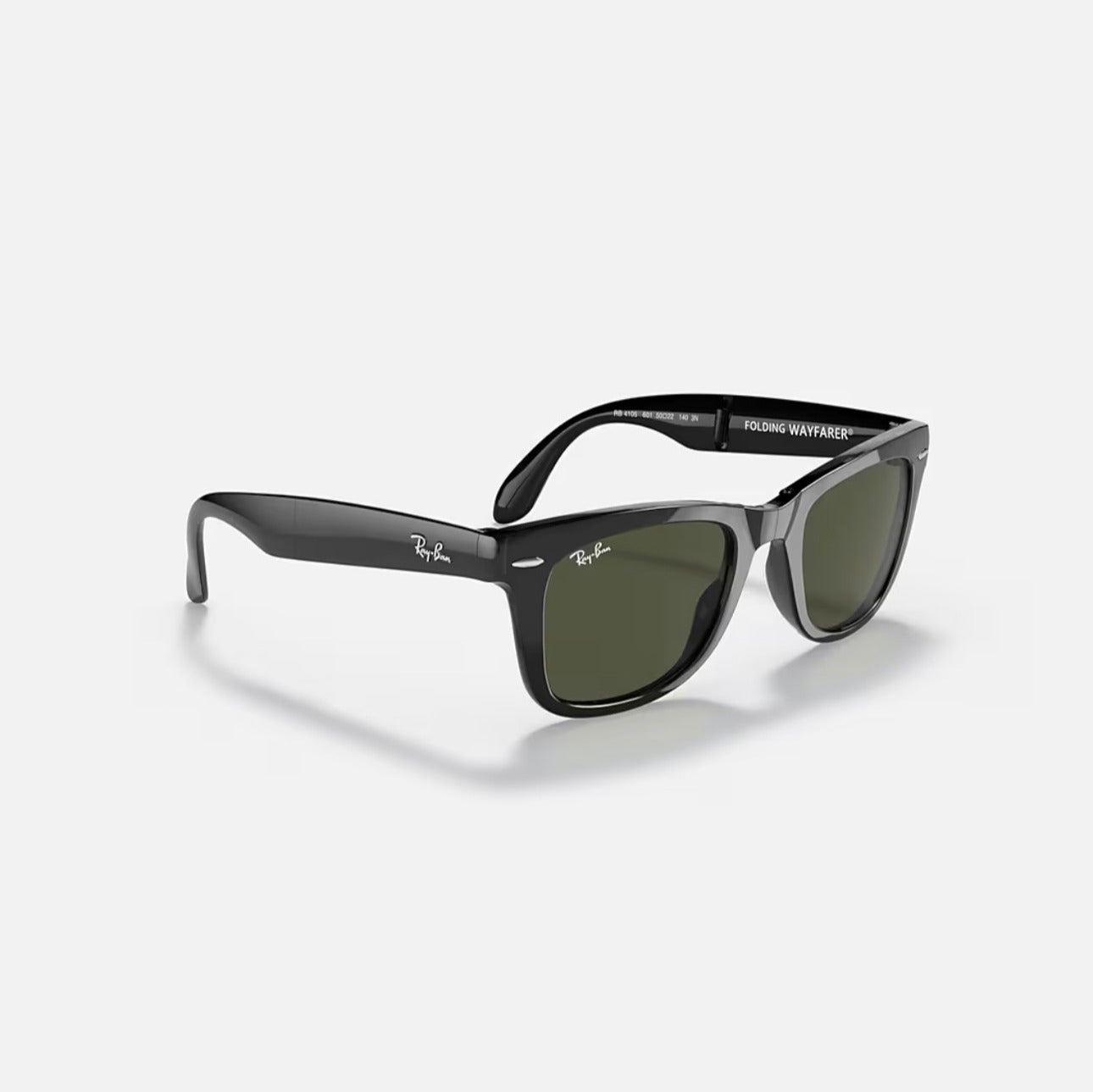 Ray-Ban WAYFARER FOLDING CLASSIC Black frame Green lens