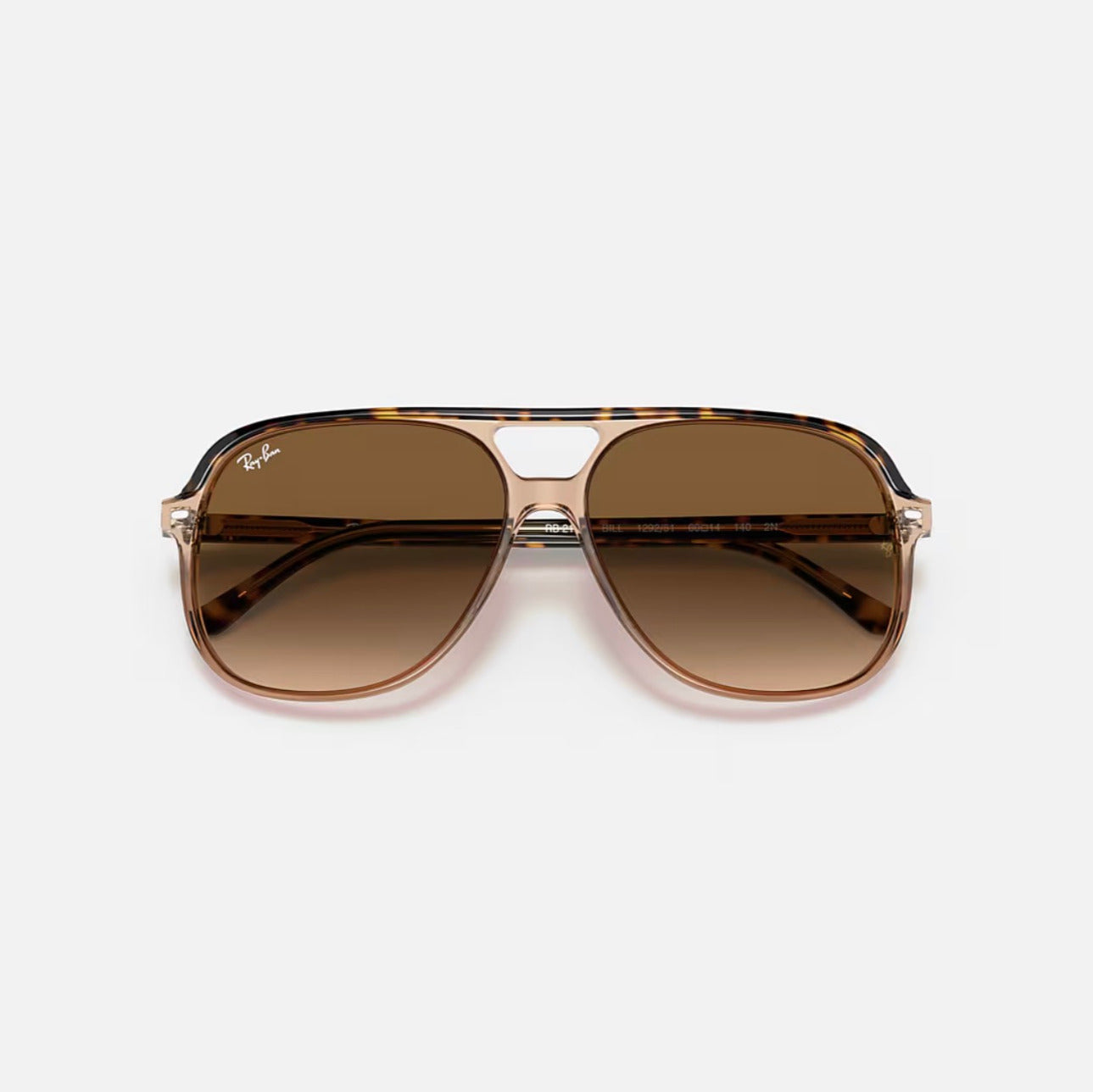 Ray-Ban Bill Polished Havana On Transparent Brown Frame Light Brown Gradient Lens