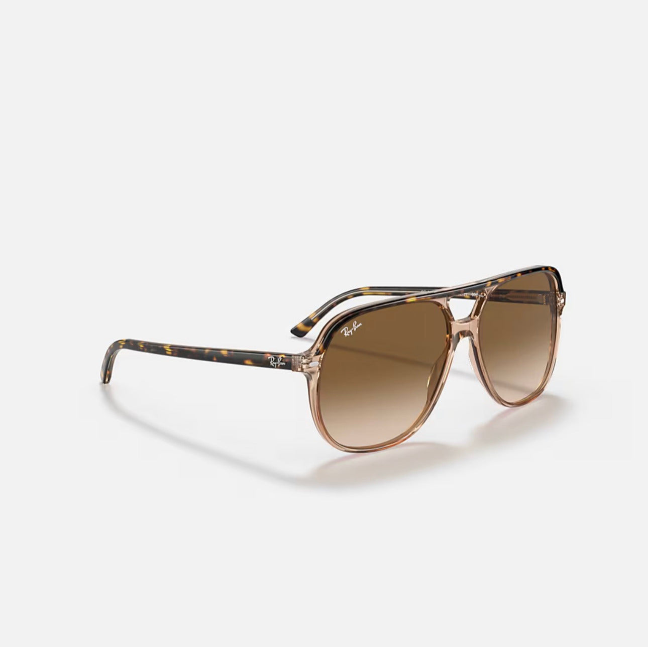 Ray-Ban Bill Polished Havana On Transparent Brown Frame Light Brown Gradient Lens