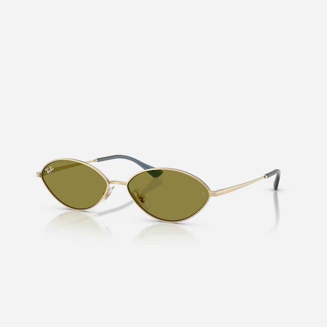 Ray-Ban kia bio based Gold frame Brown lens