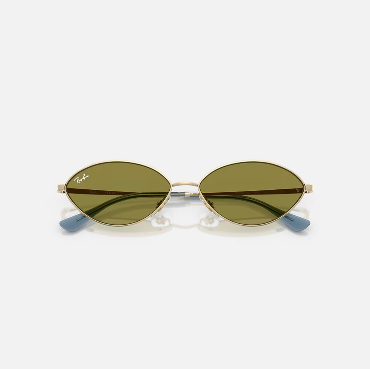 Ray-Ban kia bio based Gold frame Brown lens