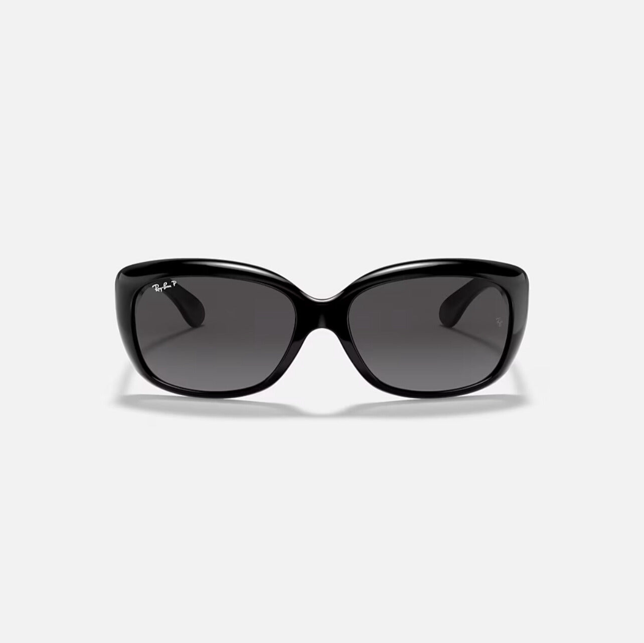 Ray-Ban Jackie Ohh Polished Black Frame Grey Polarized Lens RB4101 58-17