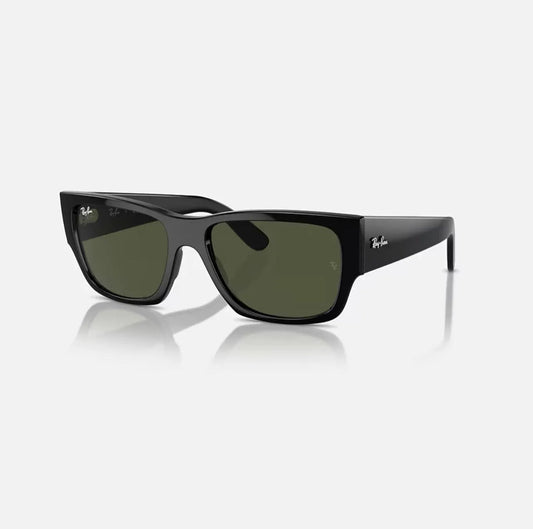 Ray-Ban Carlos RB0947S Black Frame Green Lenses