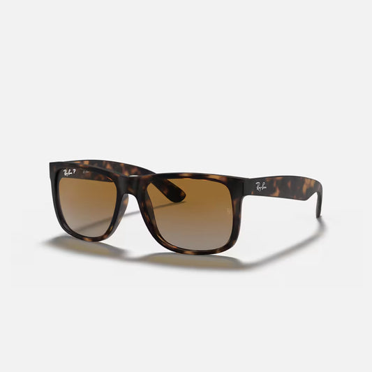 Ray-Ban JUSTIN CLASSIC Sunglasses in Matte Havana Frame and Brown lens - RB4165