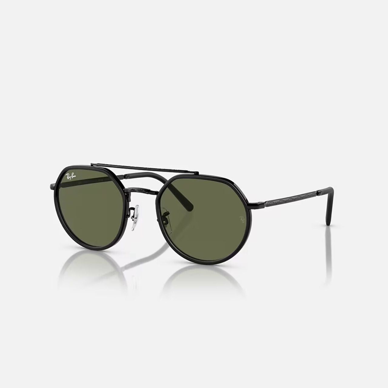 Ray-Ban RB3765 Black Frame Green Lens
