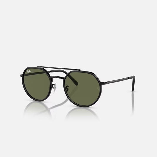 Ray-Ban RB3765 Black Frame Green Lens